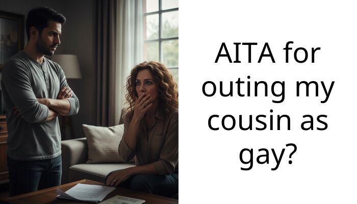 AITA for outing my cousin as gay?