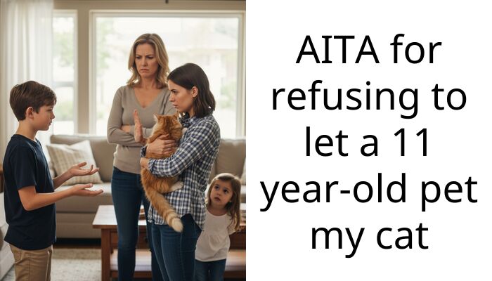 Woman Refuses To Let A Child Pet Her Cat After Being Asked To Sell It