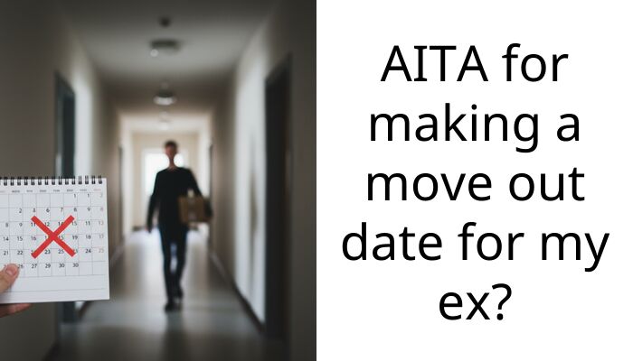 AITA for making a move out date for my ex?