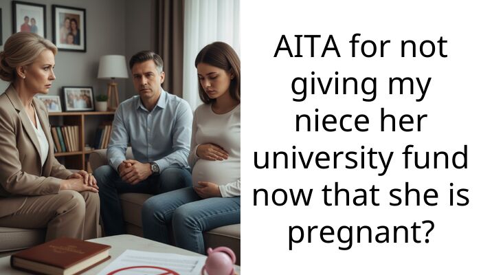 AITA for not giving my niece her university fund now that she is pregnant?