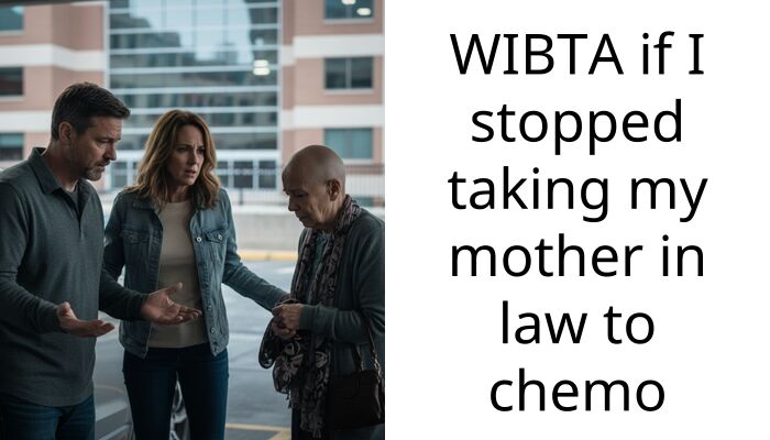 WIBTA if I stopped taking my mother in law to chemo