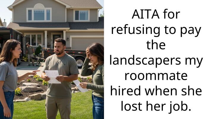 AITA for refusing to pay the landscapers my roommate hired when she lost her job.