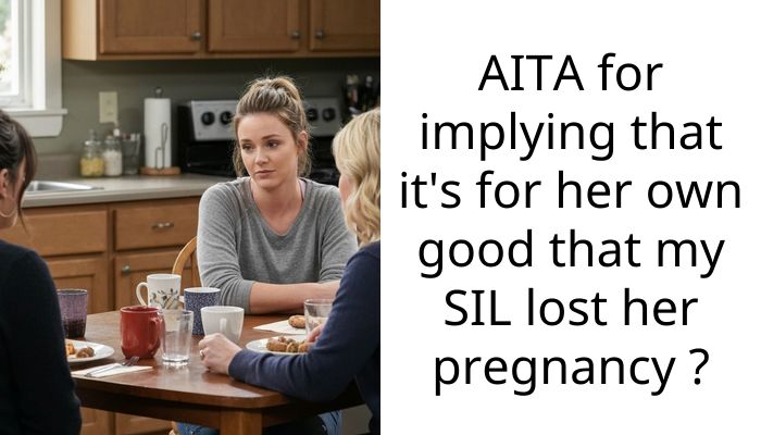 AITA for implying that it’s for her own good that my SIL lost her pregnancy ?