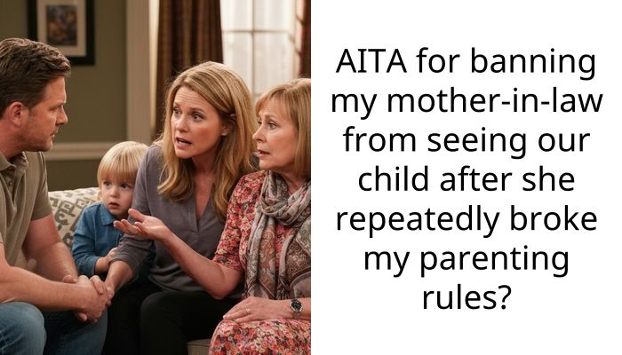 AITA for banning my mother-in-law from seeing our child after she repeatedly broke my parenting rules?