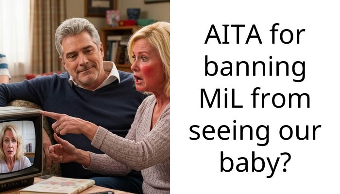 AITA for banning MiL from seeing our baby?