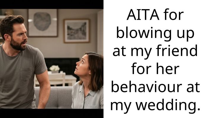 AITA for blowing up at my friend for her behaviour at my wedding.