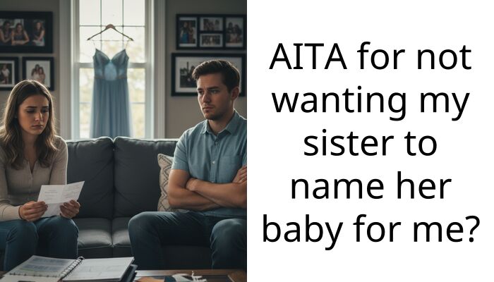 AITA for not wanting my sister to name her baby for me?