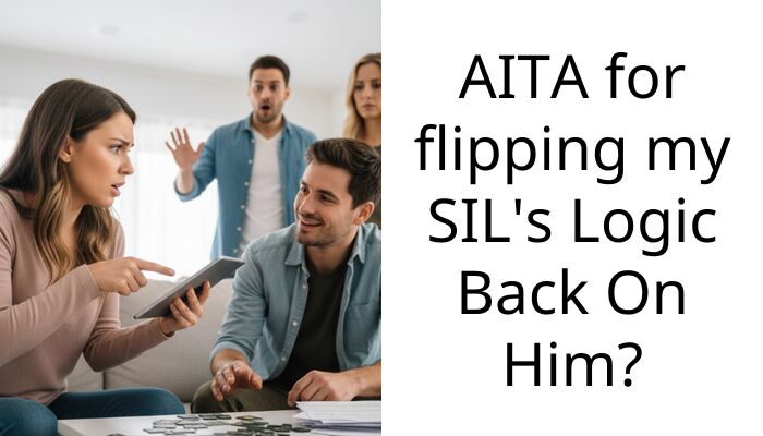 AITA for flipping my SIL’s Logic Back On Him?