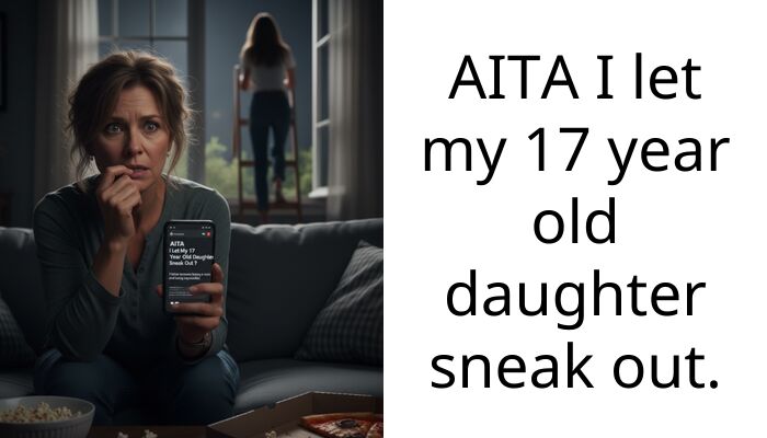 AITA I let my 17 year old daughter sneak out.