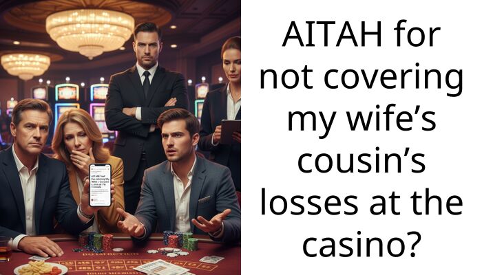 AITAH for not covering my wife’s cousin’s losses at the casino?
