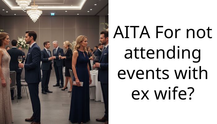 AITA For not attending events with ex wife?
