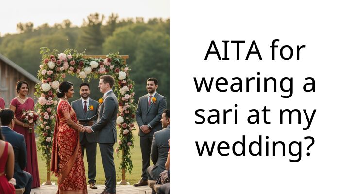 AITA for wearing a sari at my wedding?