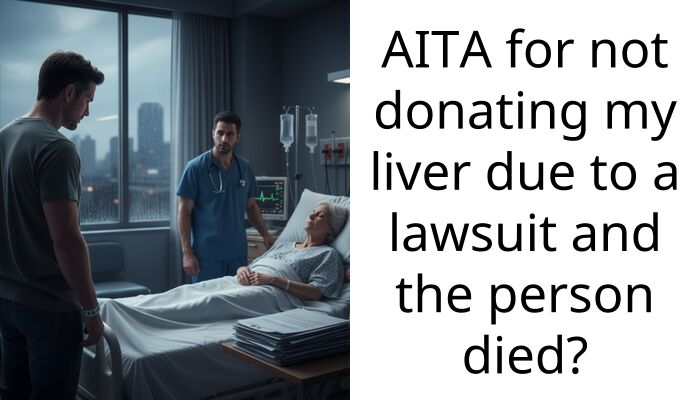 I Backed Out Of Donating My Liver After The Recipient Tried To Send My Girlfriend To Prison