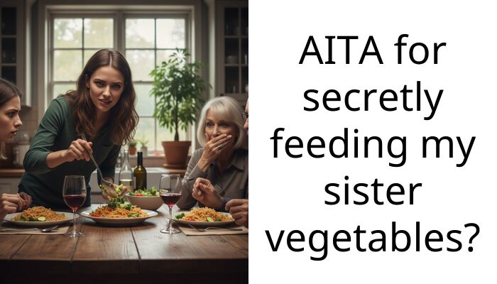 AITA for secretly feeding my sister vegetables?