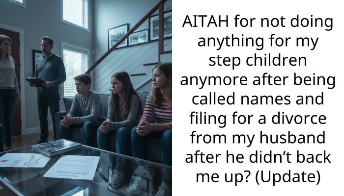 AITAH for not doing anything for my step children anymore after being called names and filing for a divorce from my husband after he didn’t back me up? (Update)