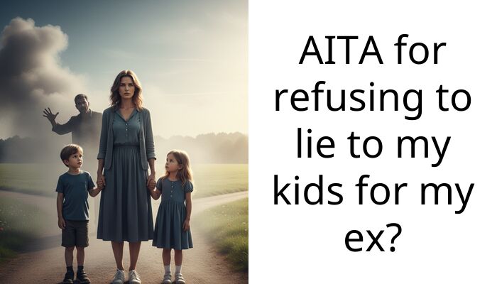 AITA for refusing to lie to my kids for my ex?