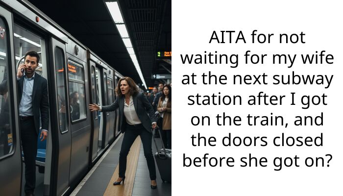 Husband Sparks Debate After Boarding Subway Without Waiting For His Wife, Prioritizing Punctuality Over Partnership