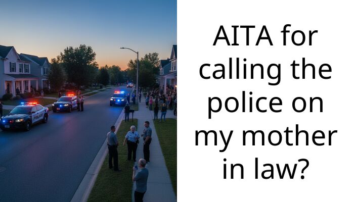 AITA for calling the police on my mother in law?