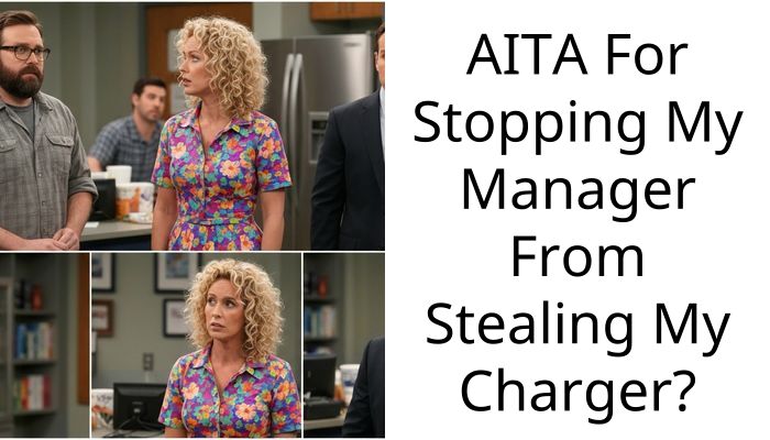 AITA For Stopping My Manager From Stealing My Charger?