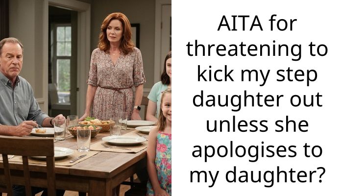 I Kicked My Stepdaughter Out Until She Apologizes for Bullying My Youngest Daughter