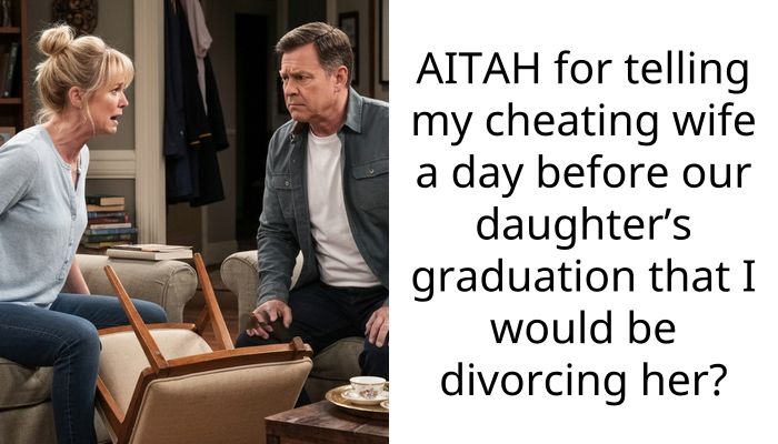 AITAH for telling my cheating wife a day before our daughter’s graduation that I would be divorcing her?
