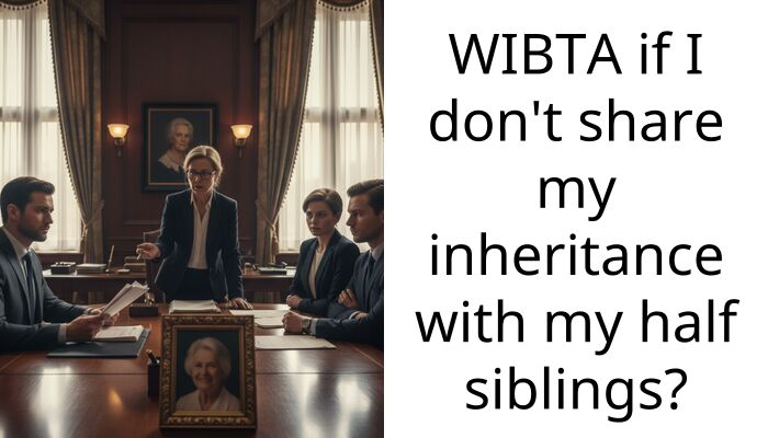 WIBTA if I don’t share my inheritance with my half siblings?
