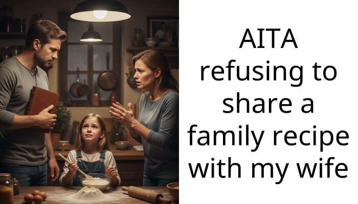 AITA refusing to share a family recipe with my wife