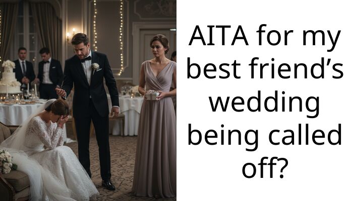 AITA for my best friend’s wedding being called off?