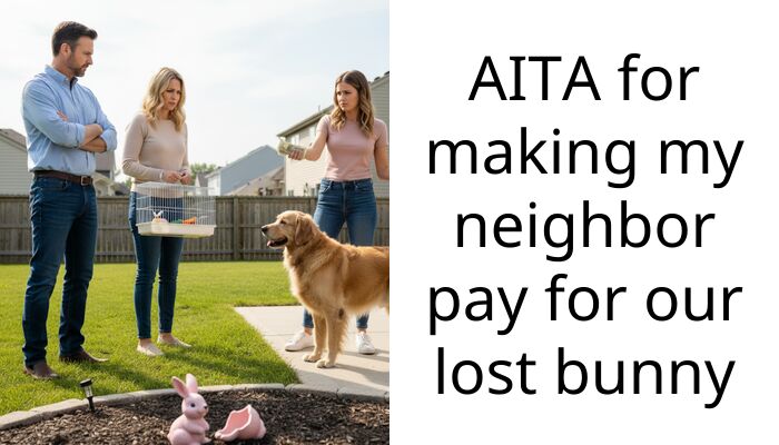 Redditor Asks If Neighbor Should Pay For Their Bunny’s Replacement After Their Kid’s Unso***ited Home Visit