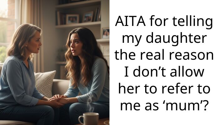 AITA for telling my daughter the real reason I don’t allow her to refer to me as ‘mum’?