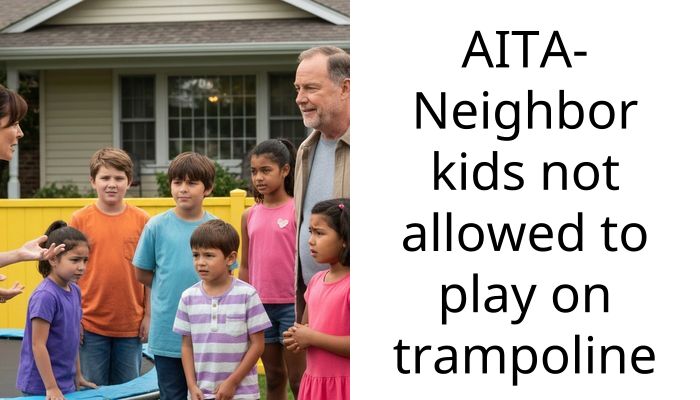 Redditor Gets Dubbed ‘Neighborhood Buzzk**l’ After Banning Other Kids From Using Their Trampoline