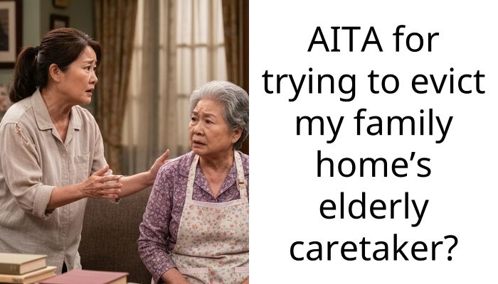 AITA for trying to evict my family home’s elderly caretaker?