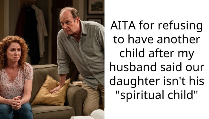 AITA for refusing to have another child after my husband said our daughter isn’t his “spiritual child”