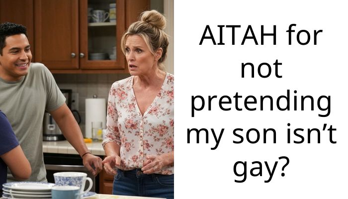 AITAH for not pretending my son isn’t gay?