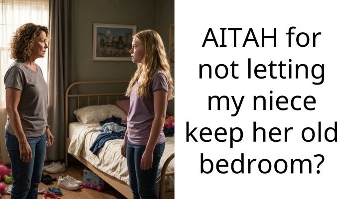 AITAH for not letting my niece keep her old bedroom?