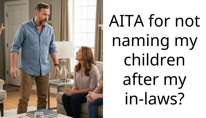 AITA for not naming my children after my in-laws?