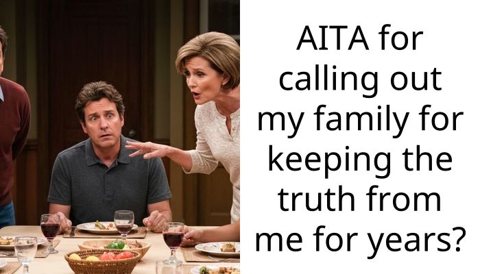 AITA for calling out my family for keeping the truth from me for years?