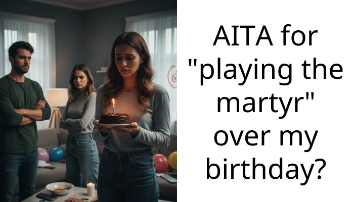 AITA for “playing the martyr” over my birthday?