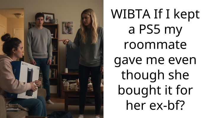 WIBTA If I kept a PS5 my roommate gave me even though she bought it for her ex-bf?