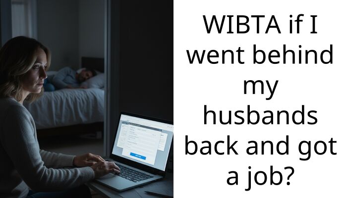WIBTA if I went behind my husbands back and got a job?