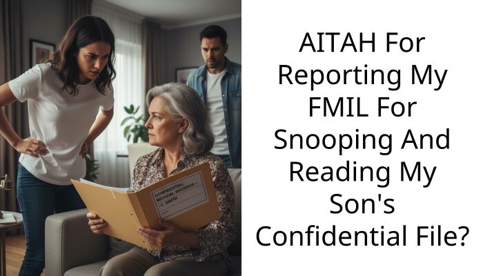Future MIL snooped through my son’s medical files at her job and I finally reported her