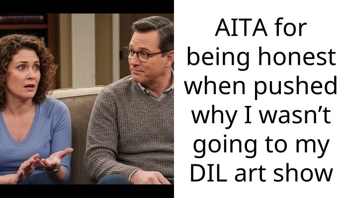 AITA for being honest when pushed why I wasn’t going to my DIL art show