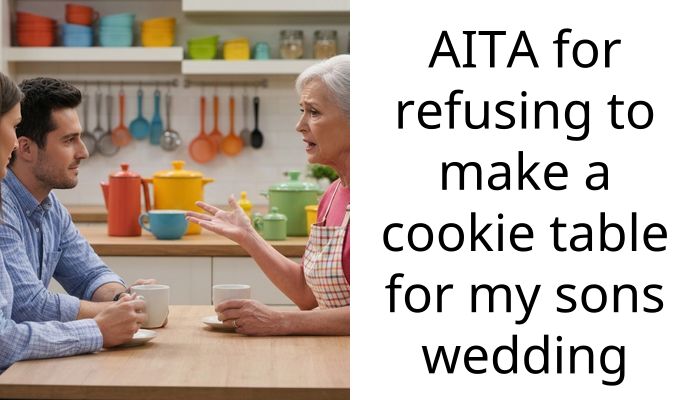 Future DIL demands I bake 1,000 cookies for her wedding and now my son calls me a j**k