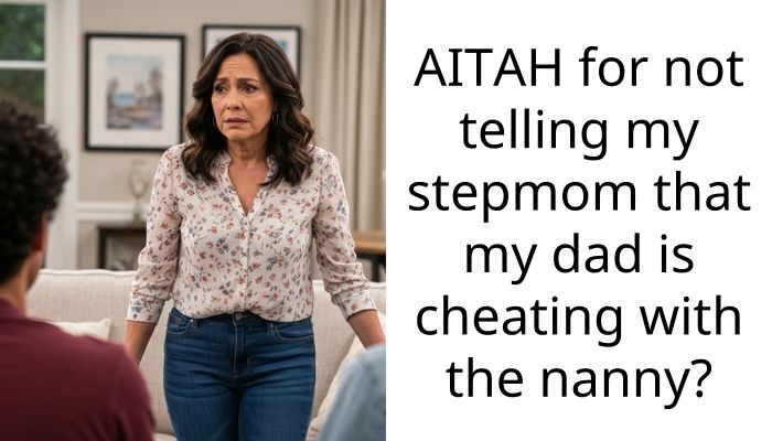 I Caught My Dad Cheating With Our Nanny But I Refuse To Tell My Mean Stepmom