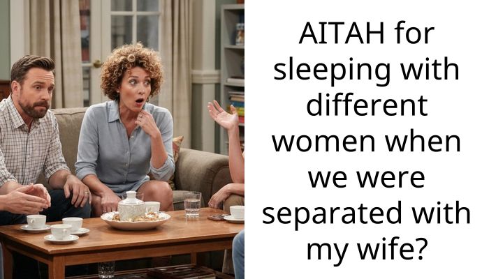 AITAH for sleeping with different women when we were separated with my wife?