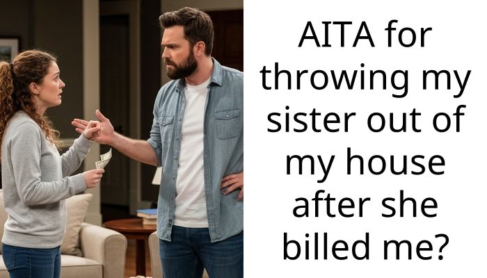 Redditor Throws Sister Out Of House After She Tried Charging Him For The Work She Did