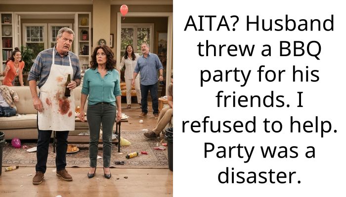 Husband Called Me Lazy Because I Refused To Play Maid For His Guys’ Night