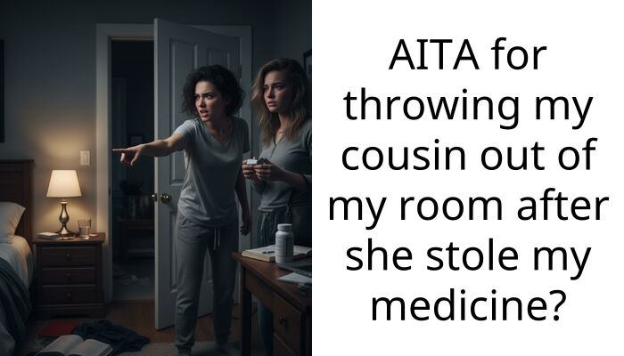 Cousin stole my medication to lose weight and now my mom says I have to let her back