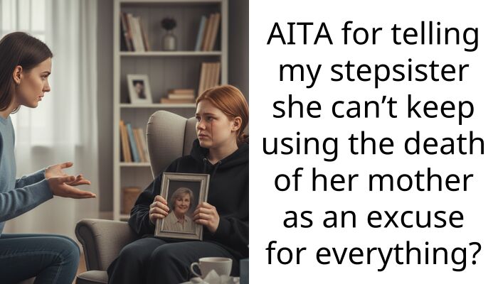 Stepsister Ruined My Dad’s Gift Using Her Late Mom As An Excuse And My Stepdad Is Furious