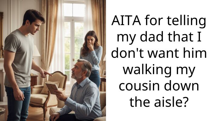 AITA for telling my dad that I don’t want him walking my cousin down the aisle?